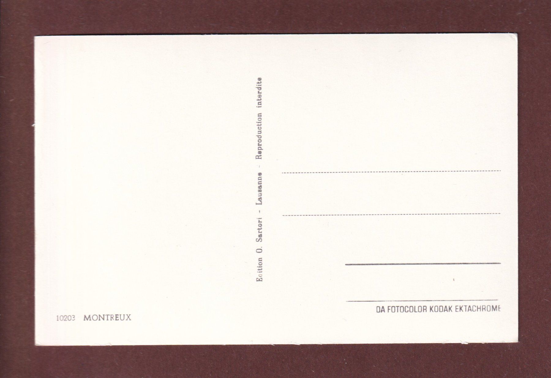 Cartoline postali: Une partie de MONTREUX – Usato da Pully venduto da nicecards 1