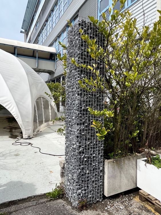 Steinsäulen Gitterkorb Steinkorb Gabione mit Steinen Kaufen