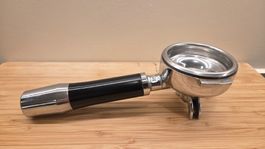Siebträger für ECM Espressomaschine mit Griff schwarz
