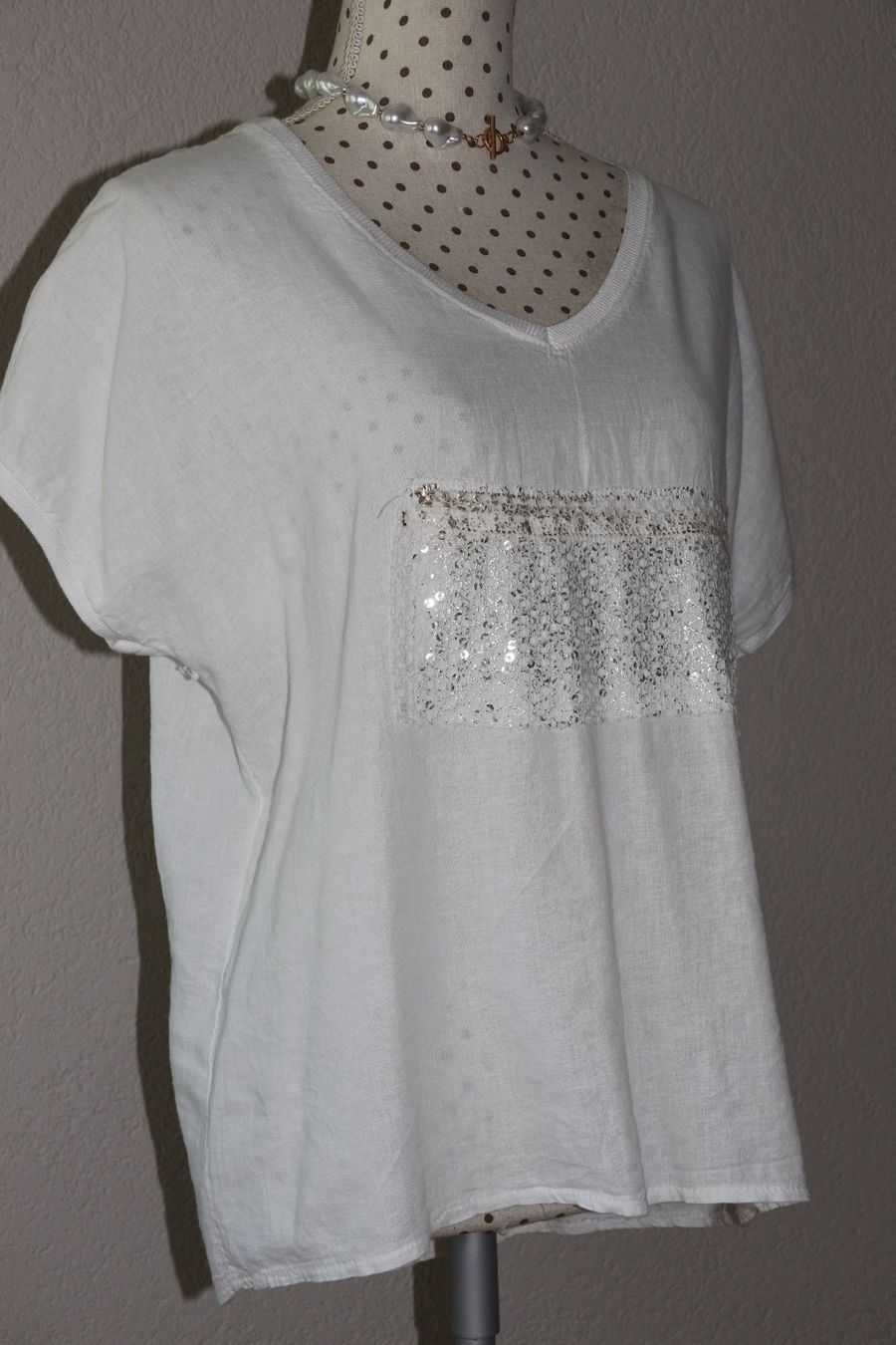 Camicette: Tolle Bluse aus Leinen + Cotton Gr.M-L – Usato da Oberwil-Lieli venduto da Svetlana28 7