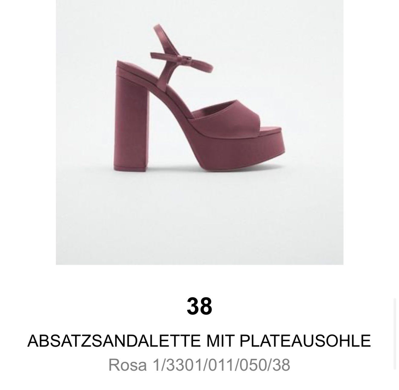 Zara Damenschuhe: Zara High Heels Grösse 38 – Neu und originalverpackt aus Hochdorf von maj_869r 3