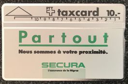 Secura Partout Taxkarte CHF 10.- neu