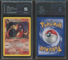 Carta Pokémon Dark Charizard 1Ed Team Rocket AiGrading 5