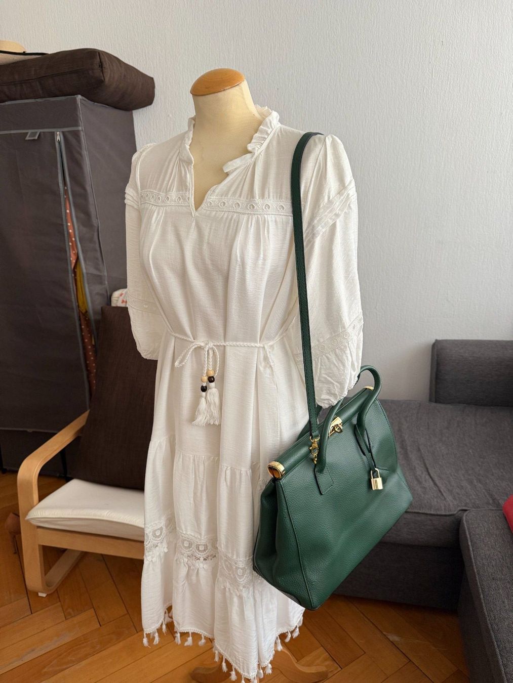 Borse da donna: Sac en cuir vert – Nuovo e nell'imballaggio originale da Le Locle venduto da tchanatakoua 4