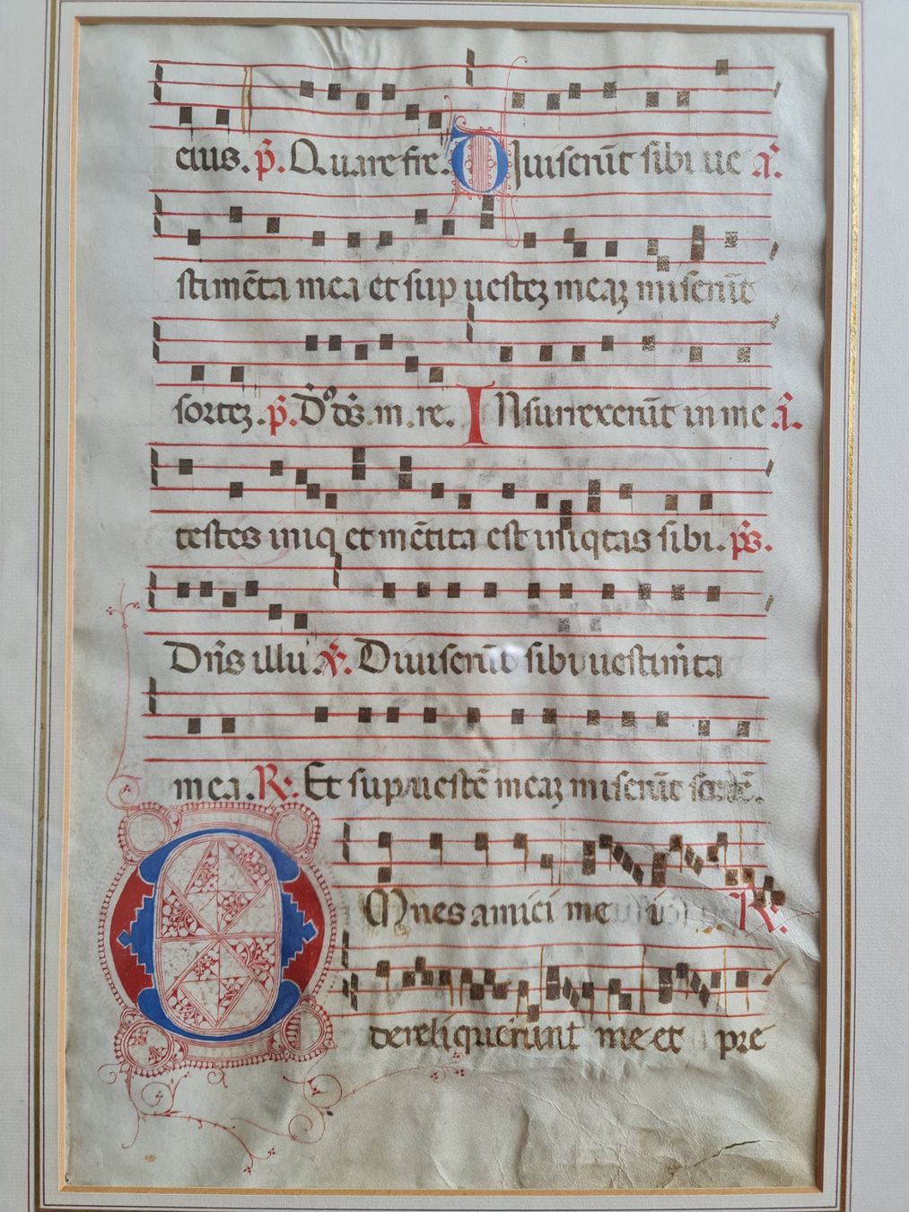 Libri: Spätmittelalterliches Antiphonarblatt - Antiphonale Exemplar – Usato da Degersheim venduto da Tosam_Degersheim 1