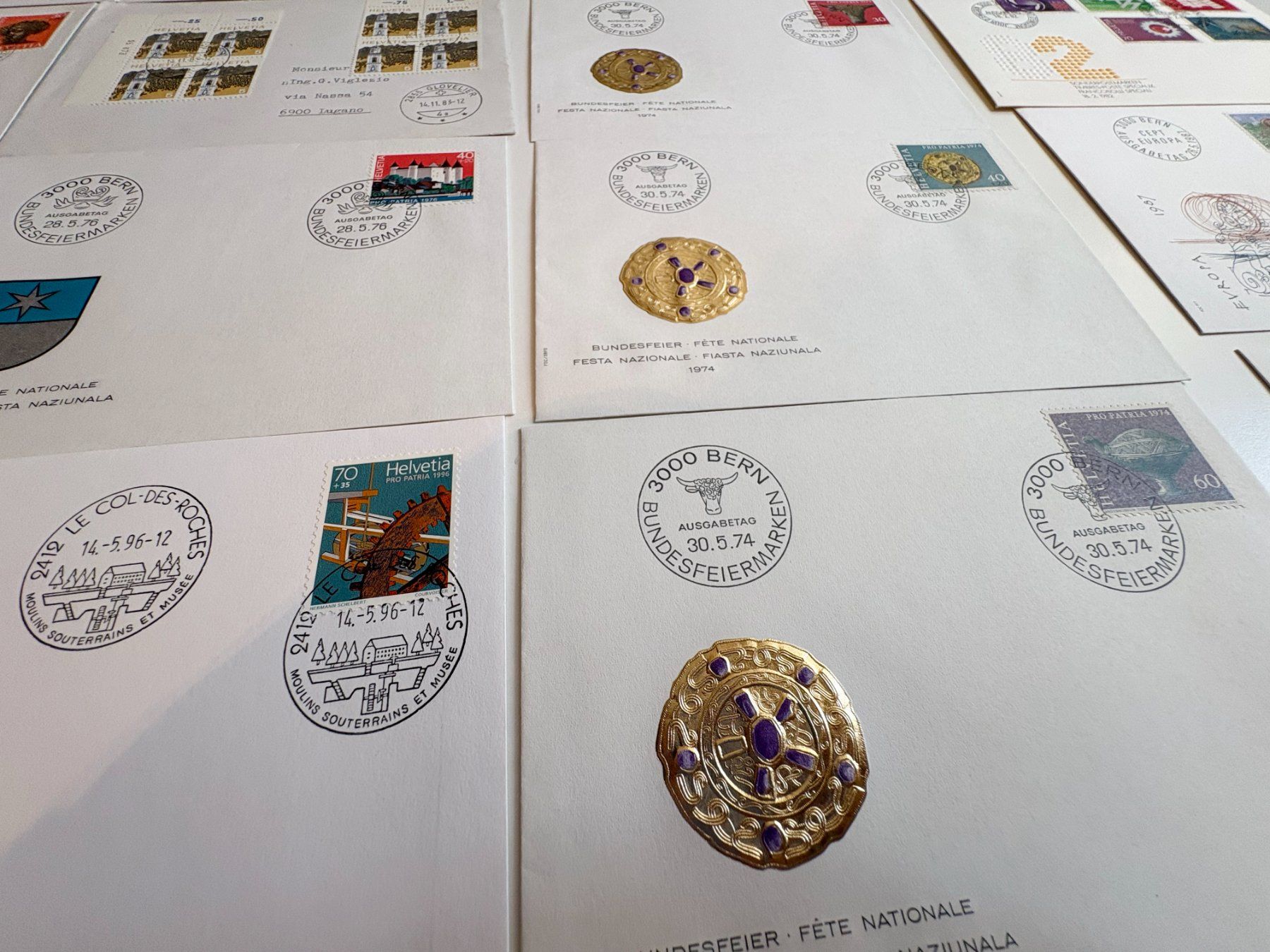 Tutti i francobolli: FDC HELVETIA LOT – Usato da Riva san vitale venduto da abd_p86k 2