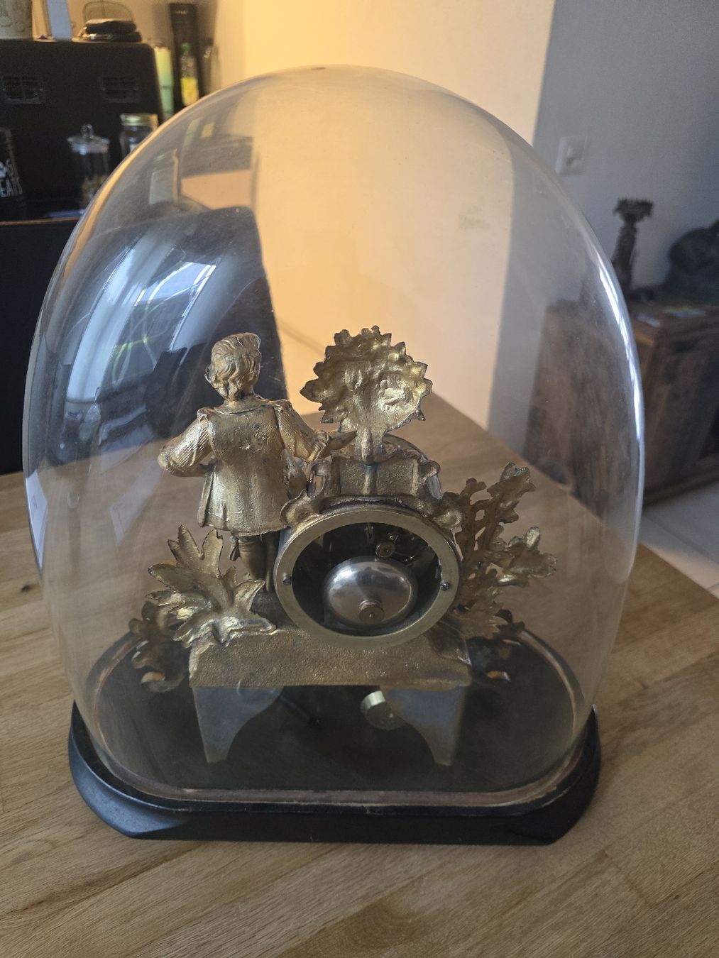 Orologi da terra & Orologi da parete: Kamin Uhr selten mit Glassturz – Usato da Hasle LU venduto da Auctions_Hunters 2