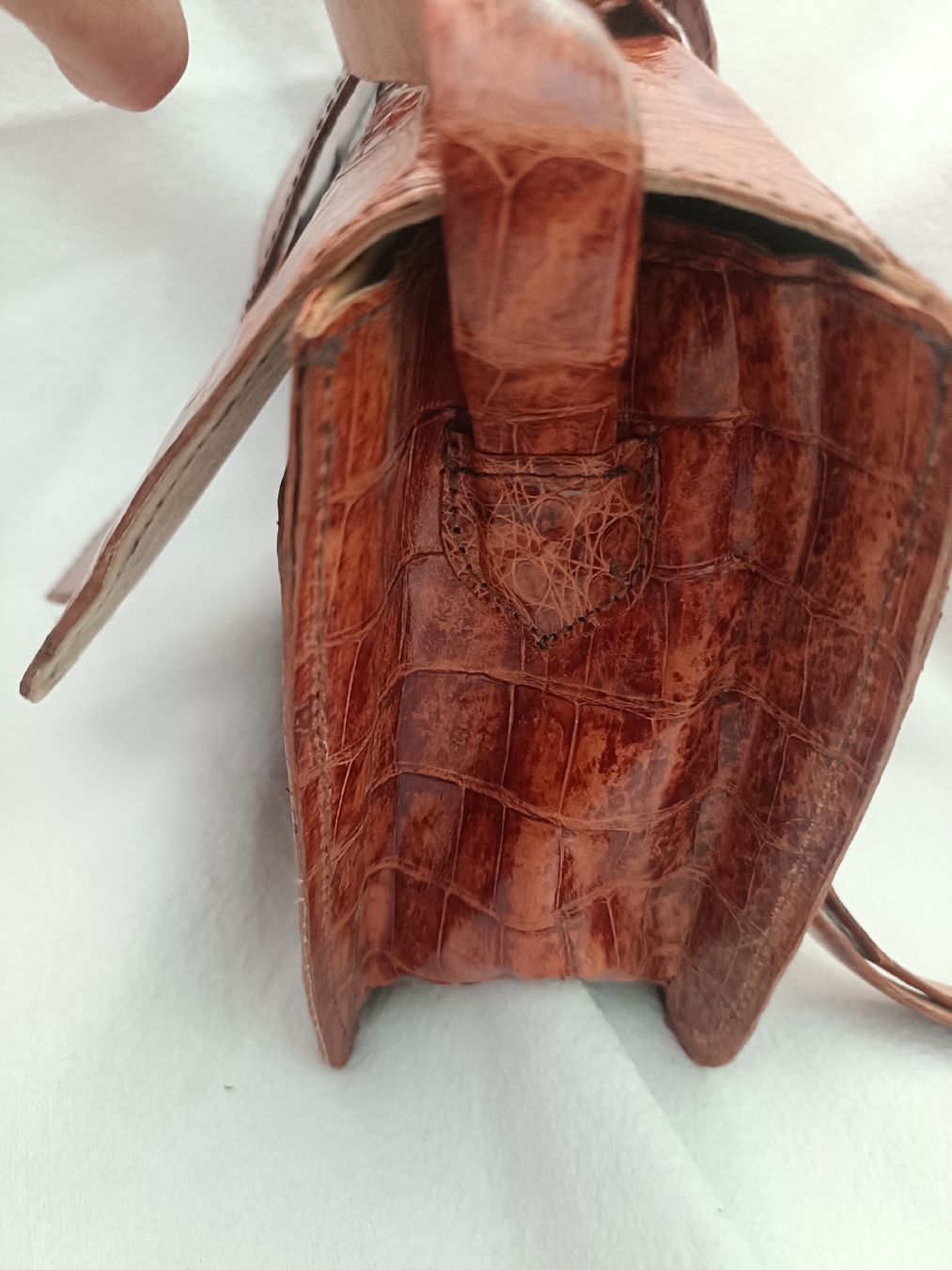 Altro in  Abbigliamento & Accessori: Borsa vintage in coccodrillo marrone – Nuovo e nell'imballaggio originale da Lugano venduto da riccardo012 4
