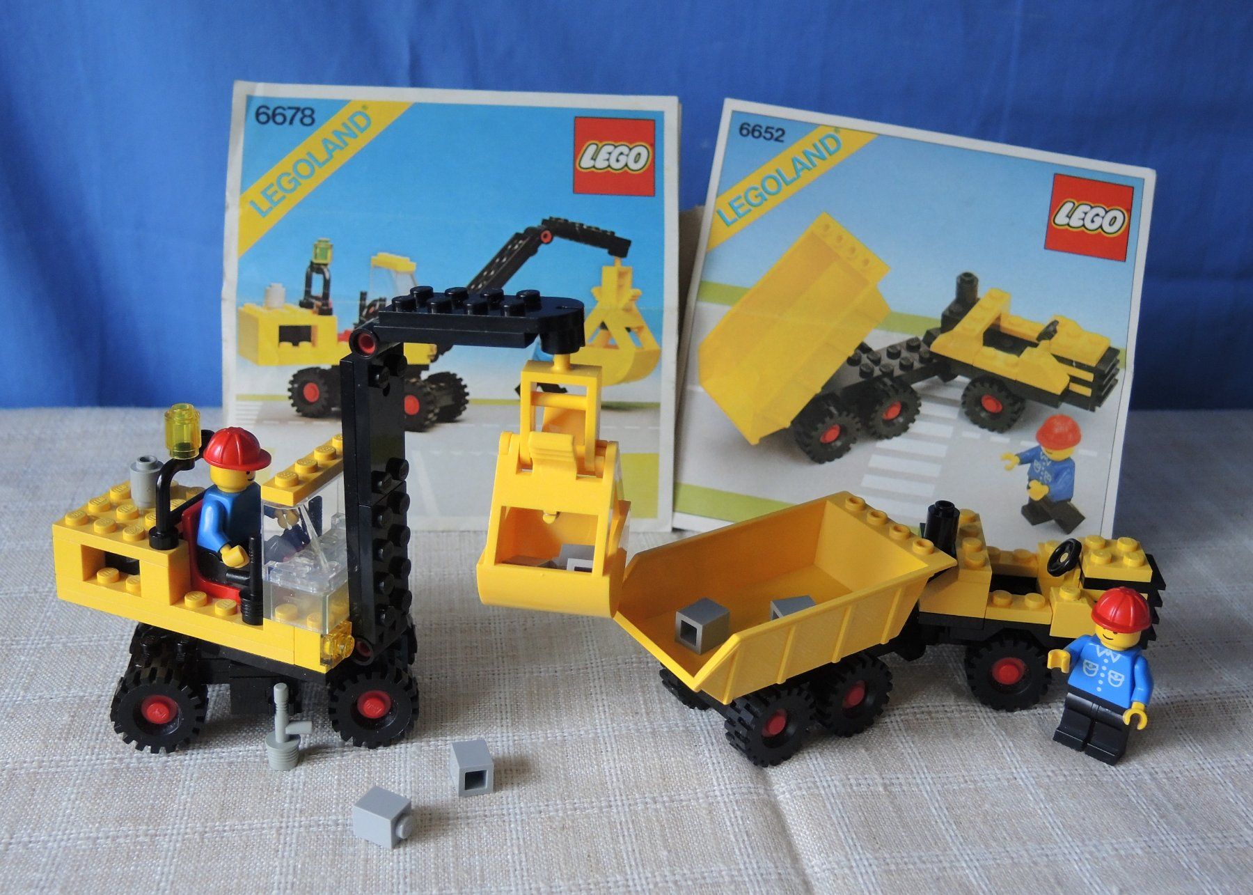 Lego Giocattoli: Pneumatic Crane  6678 + Construction Truck 6652 – Usato da Burgdorf venduto da ursla50