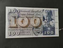 Schweiz 1971, 100 Franken