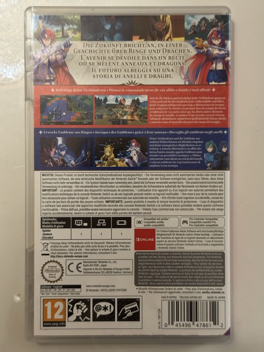 Giochi: Fire Emblem Engage - Nintendo Switch – Usato da Zürich venduto da jabo22 1