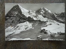 Postkarte Kl. Scheidegg Eiger u. Mönch guter Zustand