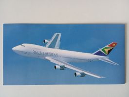 Aviatik 1 grosse Ansichtskarte der South African Airways
