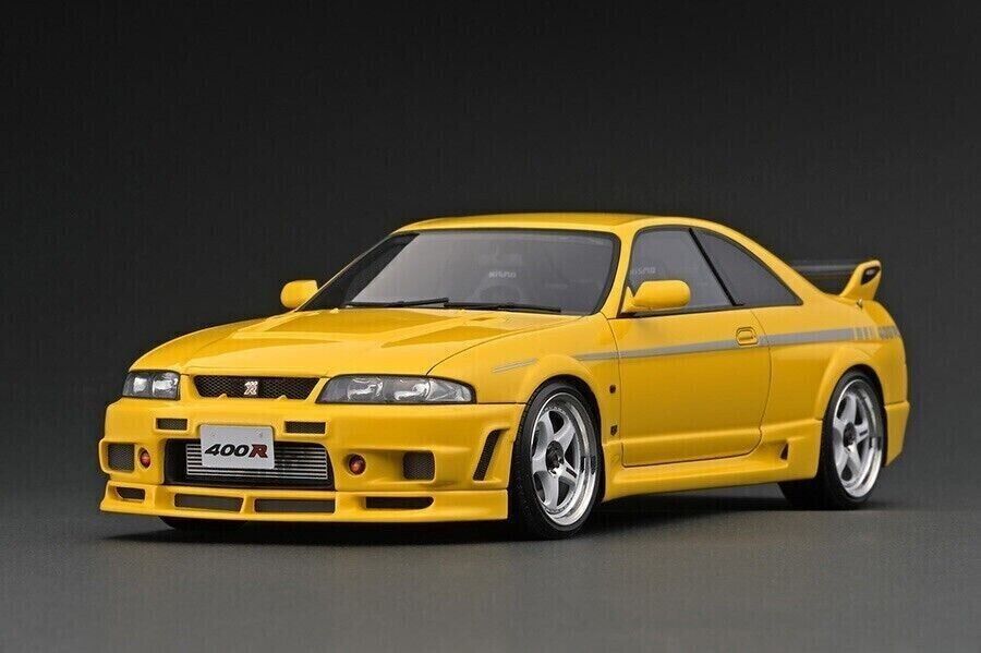 Nissan Nismo R33 GT-R 400R Yellow IG2252 1/18 ignition NEU (Neu und ...