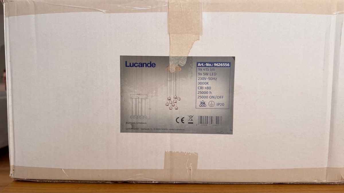 Lampade: Lucande Suspension LED Hayley – Nuovo e nell'imballaggio originale da Troinex venduto da Nono1331 1