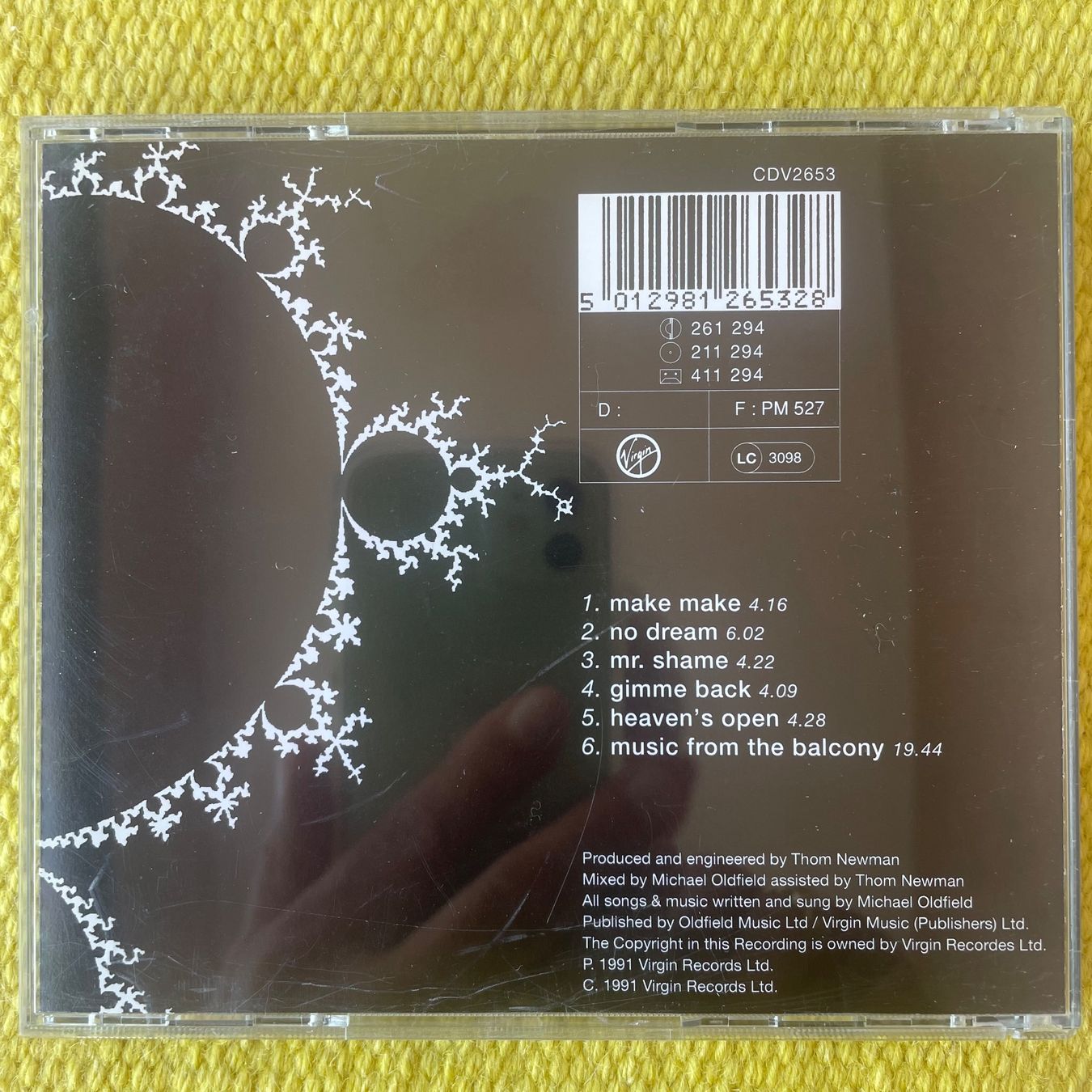 CDs: MIKE OLDFIELD-HEAVENS OPEN – Gebraucht aus Rorschacherberg von CD-Roli 1