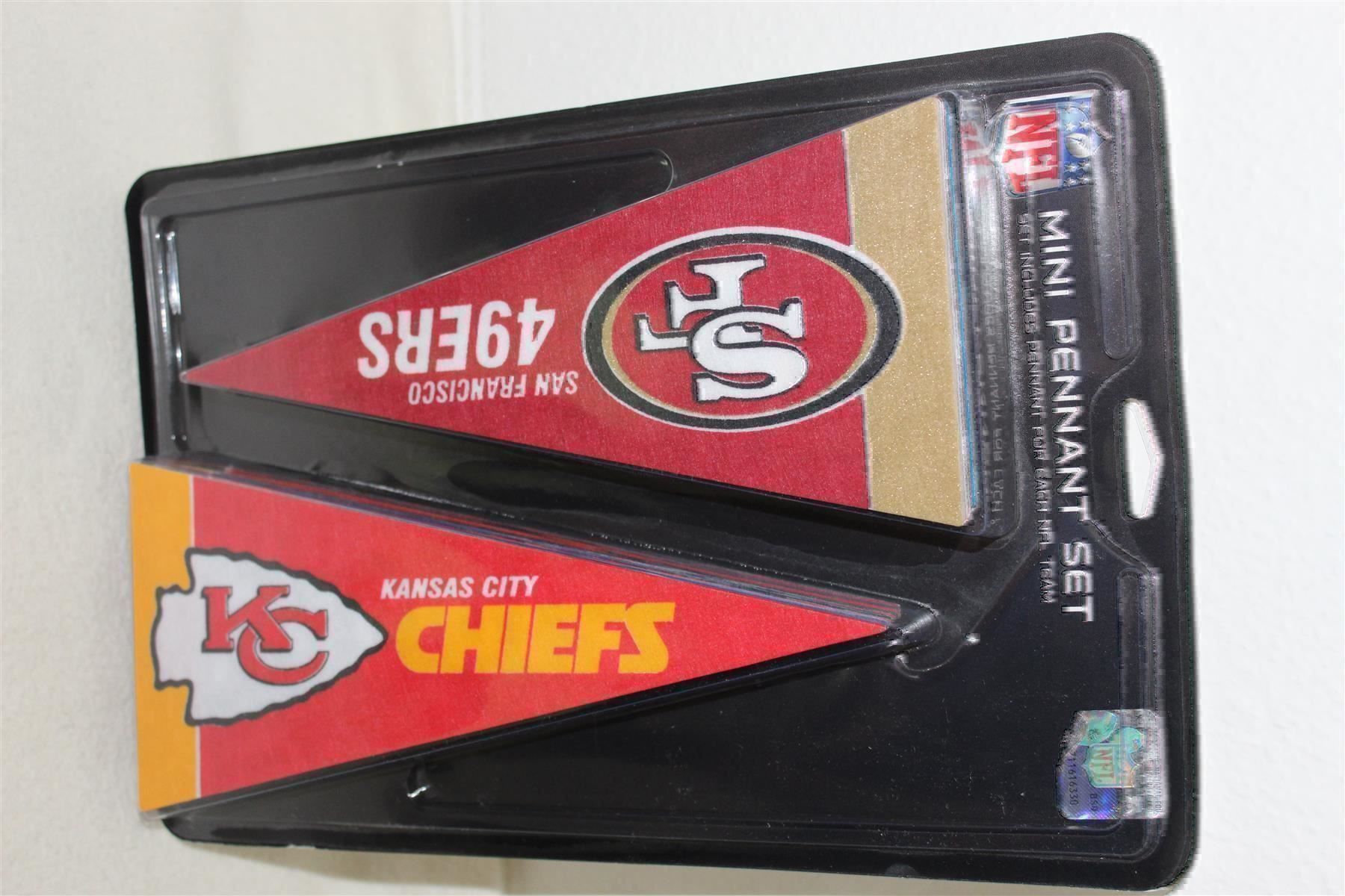 Fahnen: NFL Mini Pennant Set / Wimpel Set – Neu und originalverpackt aus Reinach BL von RetroGamesSportsMore