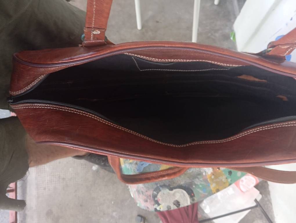 Sacs: Leder Reisetasche, Marokko – D'occasion à Basel par Petergunn 1