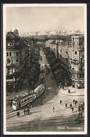 Zürich, Bahnhofstrasse mit Strassenbahn