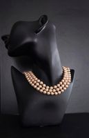 Elegante Perlenkette, goldfarben, 146cm ❣️Neu❣️