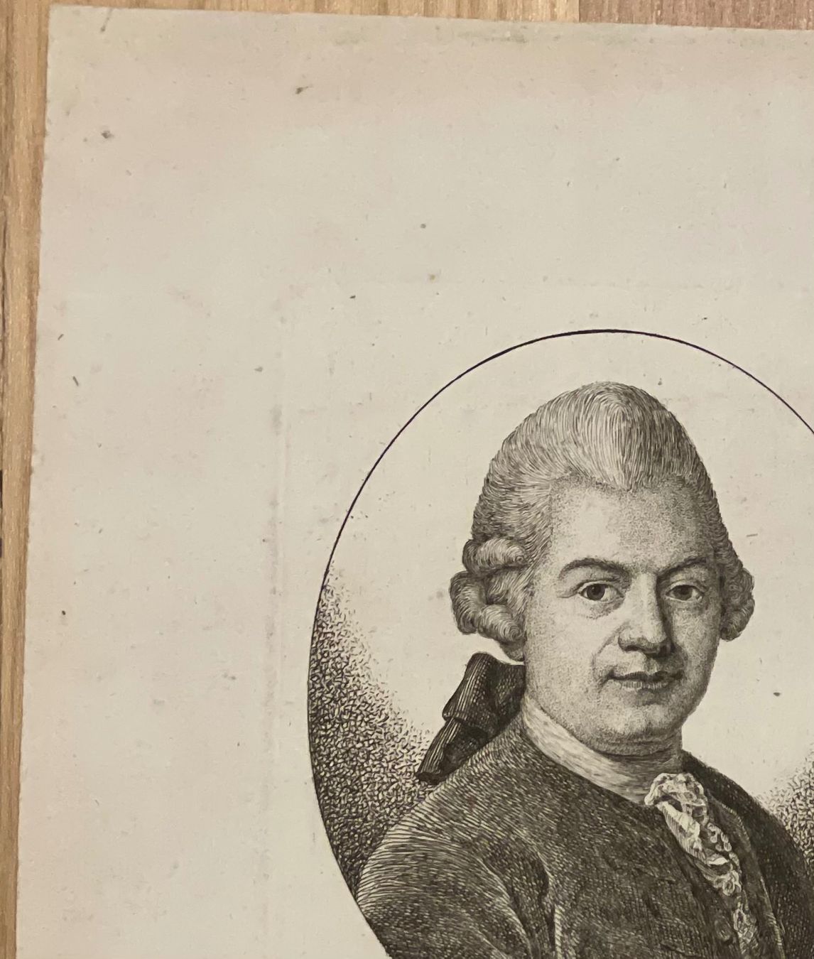 Gemälde: G. E. Lessing (1775) Portrait Radierung – Gebraucht aus Root von  2