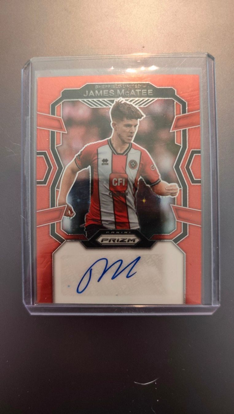 Panini Carte collezionabili: Panini Prizm 23/24 James McAtee mit Autogramm – Usato da St. Gallen venduto da RudyundFloydCards