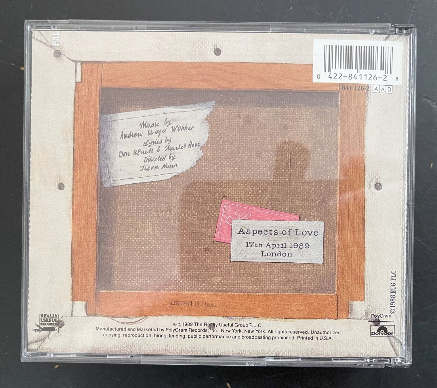 CDs: Aspects of Love CD - Ungepackt – Neu und originalverpackt aus Oftringen von Vucki 1