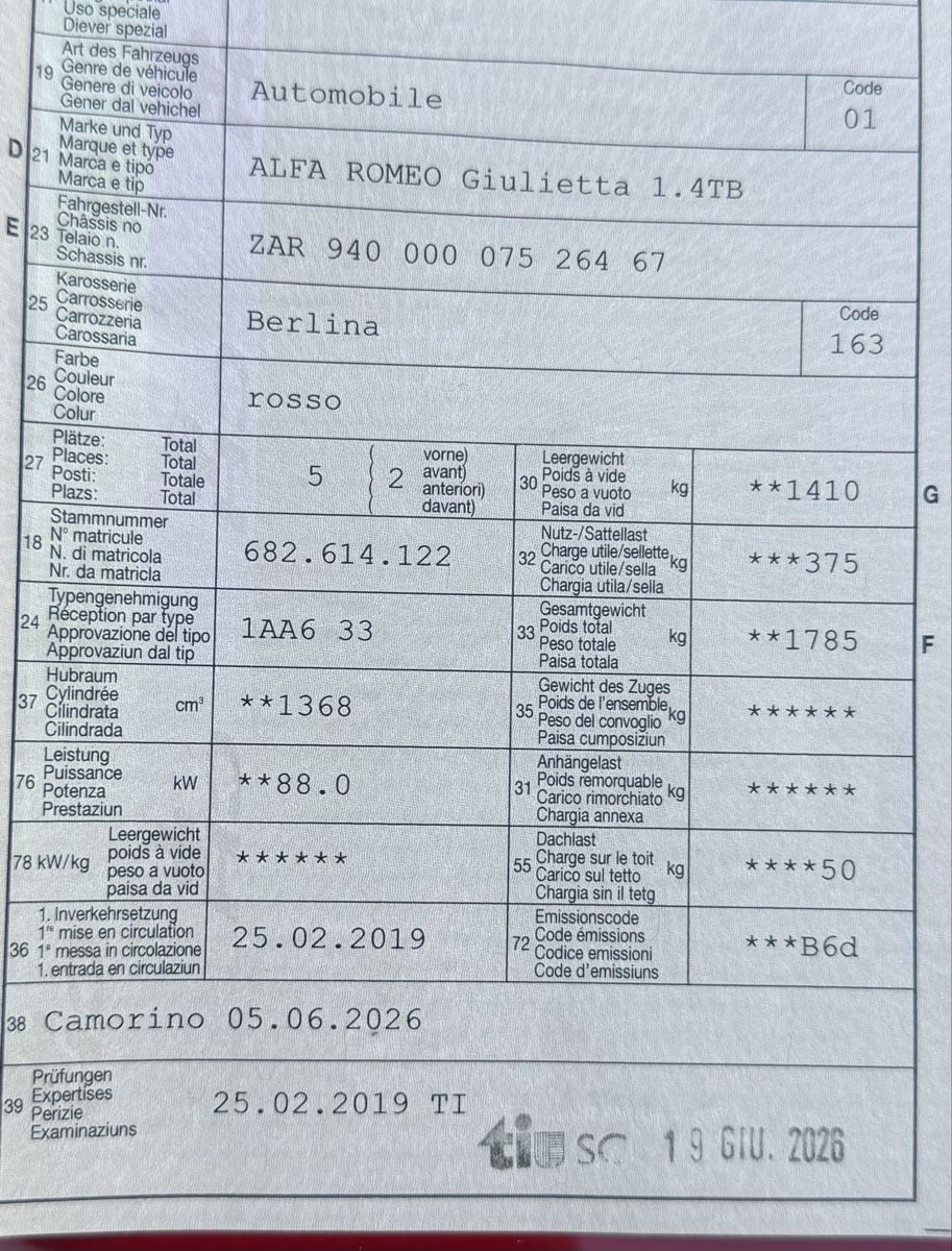 Alfa Romeo Automobili: Alfa Romeo 1.4 TB  – Usato da Locarno venduto da lik_9l6b 7