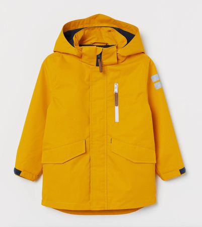 Fleecegefütterte Wasserabweisende Jacke Gr.116