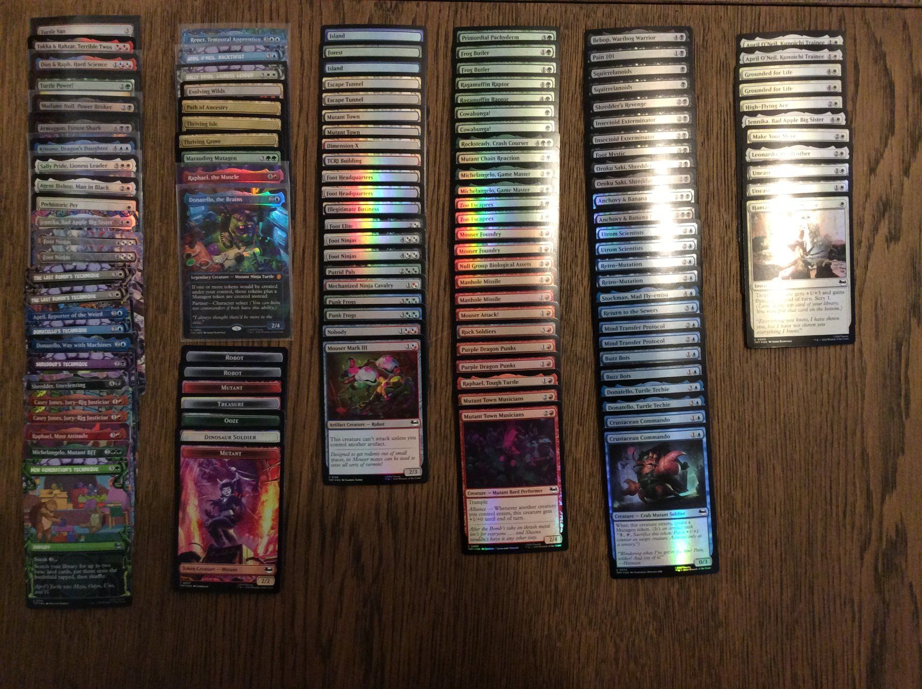 Magic The Gathering Carte collezionabili: MTG - Teenage Mutant Ninja Turtles Foil Assortement x180 – Nuovo (secondo la descrizione) da Altdorf UR venduto da Spiel-Chreisel