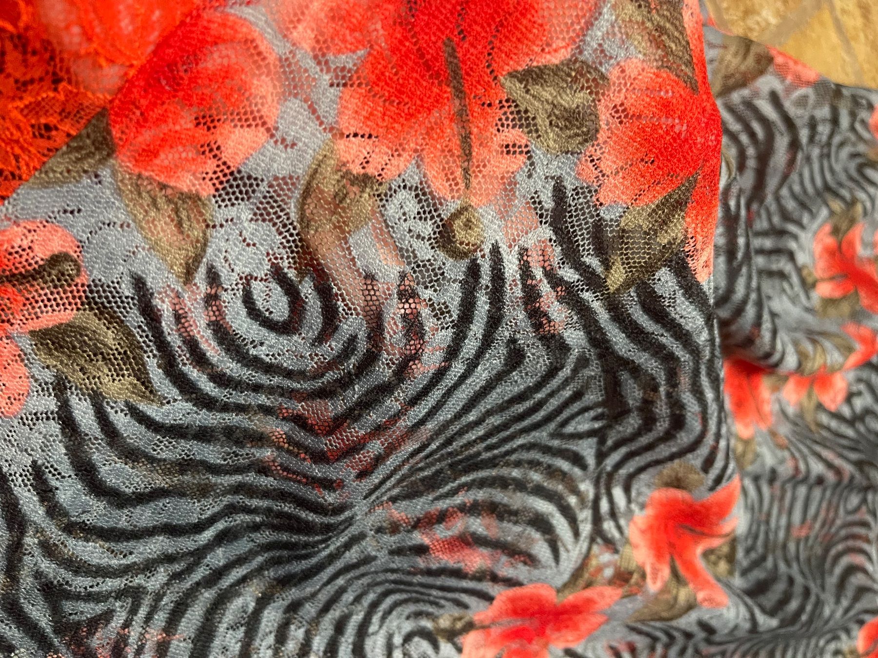 Negligees & Pigiami: Trasparente Abito da notte- printe zebra, decorato bel pizzo – Nuovo (secondo la descrizione) da Gordevio venduto da LanaZimm 6