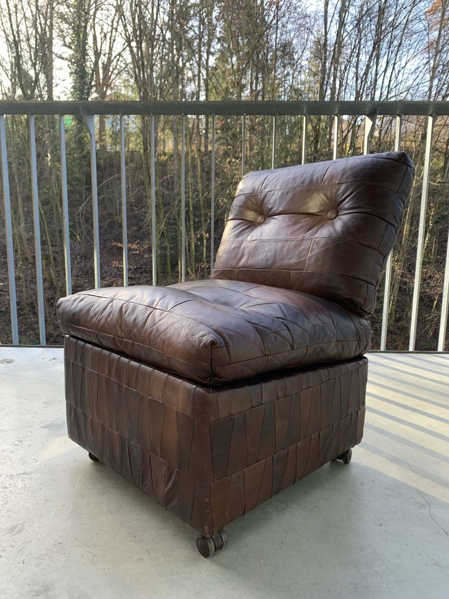 Fauteuils: SALE: MCM patchwork Ledersessel (Stil De Sede | Strässle) – D'occasion à Fribourg par GBT42