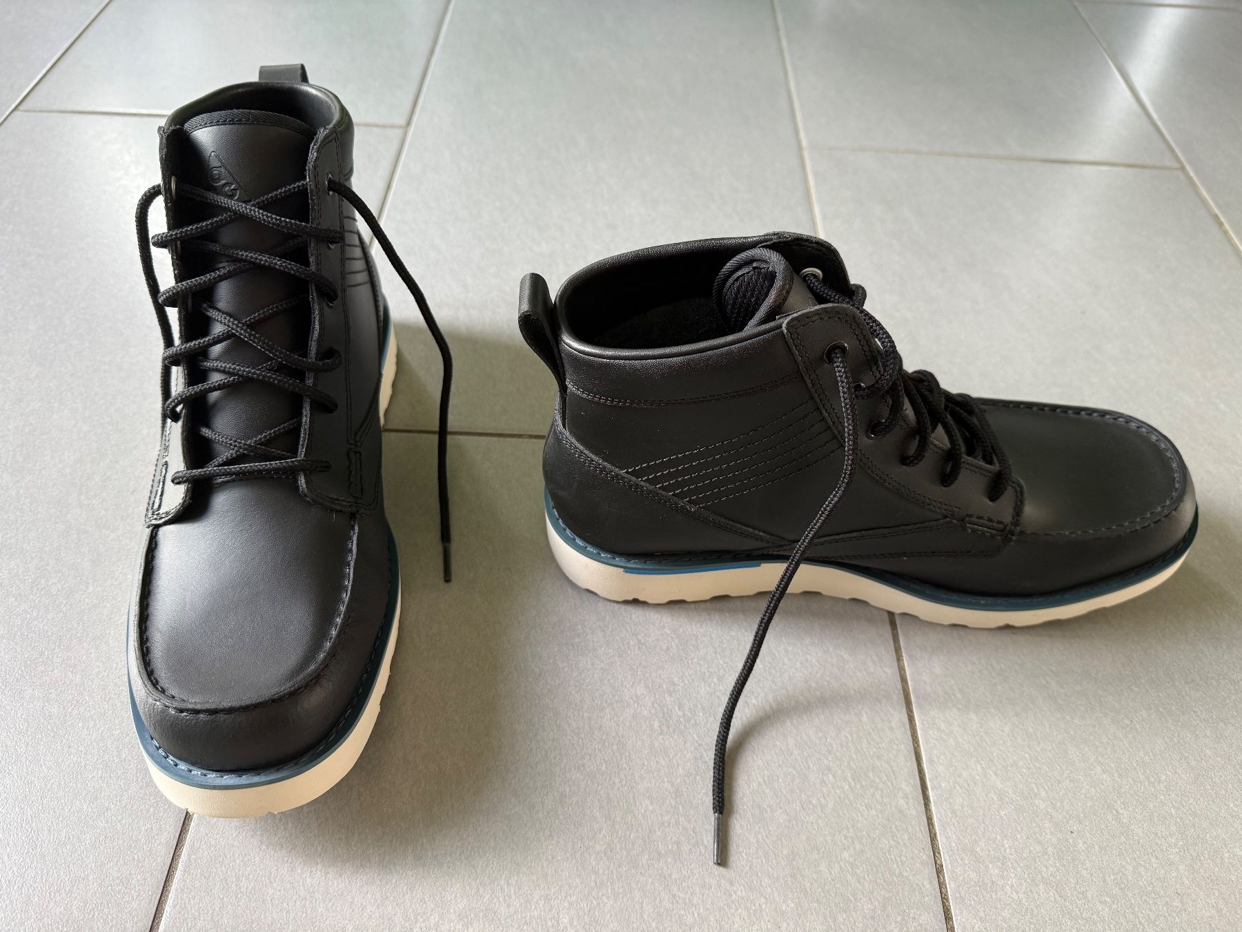 Nike Scarpe da uomo: Nike Kingman Leather Sneaker / Stiefel Grösse 46 - schwarz – Nuovo (secondo la descrizione) da Basel venduto da jetzt-wird-gemistet 7