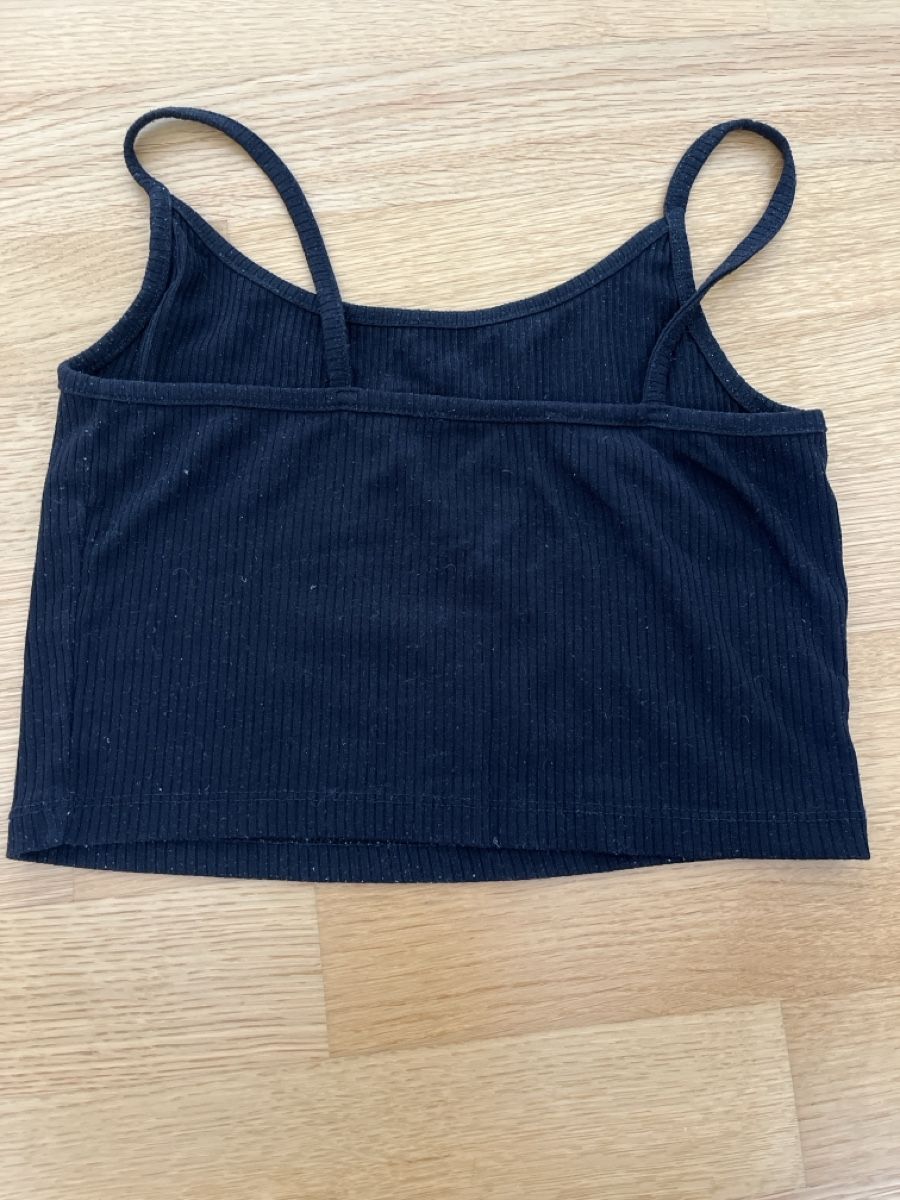 Camicette, T-shirt & Top: Schwarzes Top Grösse S gerippt – Usato da Rüschlikon venduto da Simoneh76 1