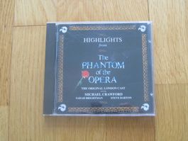 CD The Phantom of the Opera Highlights London Cast 1987