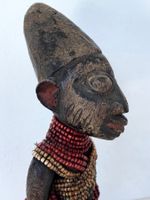 Nr. 2 alte Yoruba Ibeji Zwillingsfigur Puppe Nigeria H26 cm