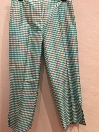 Pantalon en taffetas de soie Alberto Bini, jamais porté, T38