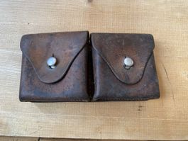 Magazintaschen Leder CH Armee 