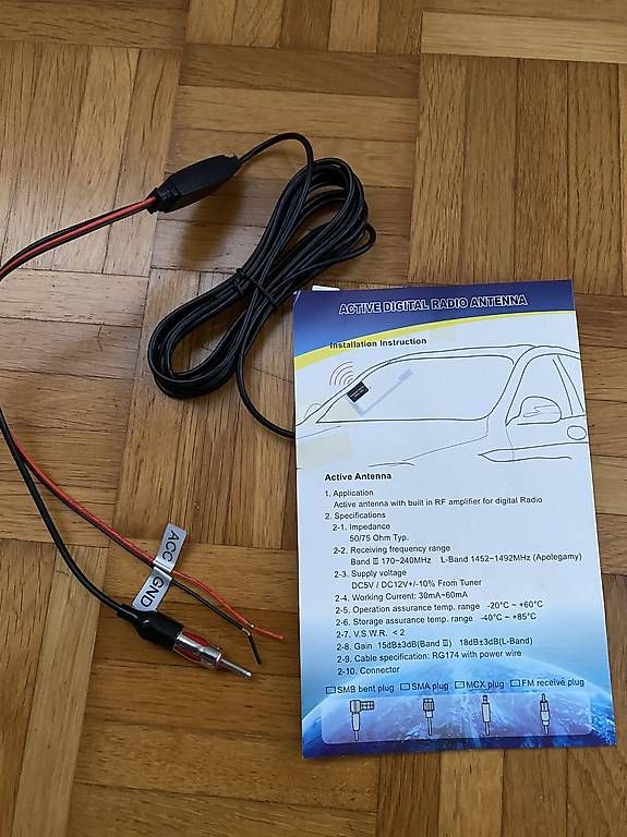 Radiocomunicazione: Autoantenne DAB+ / FM  – Usato da Volketswil venduto da Ahot 1