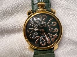 GaGa Milano Manuale 48mm / Gold-Green