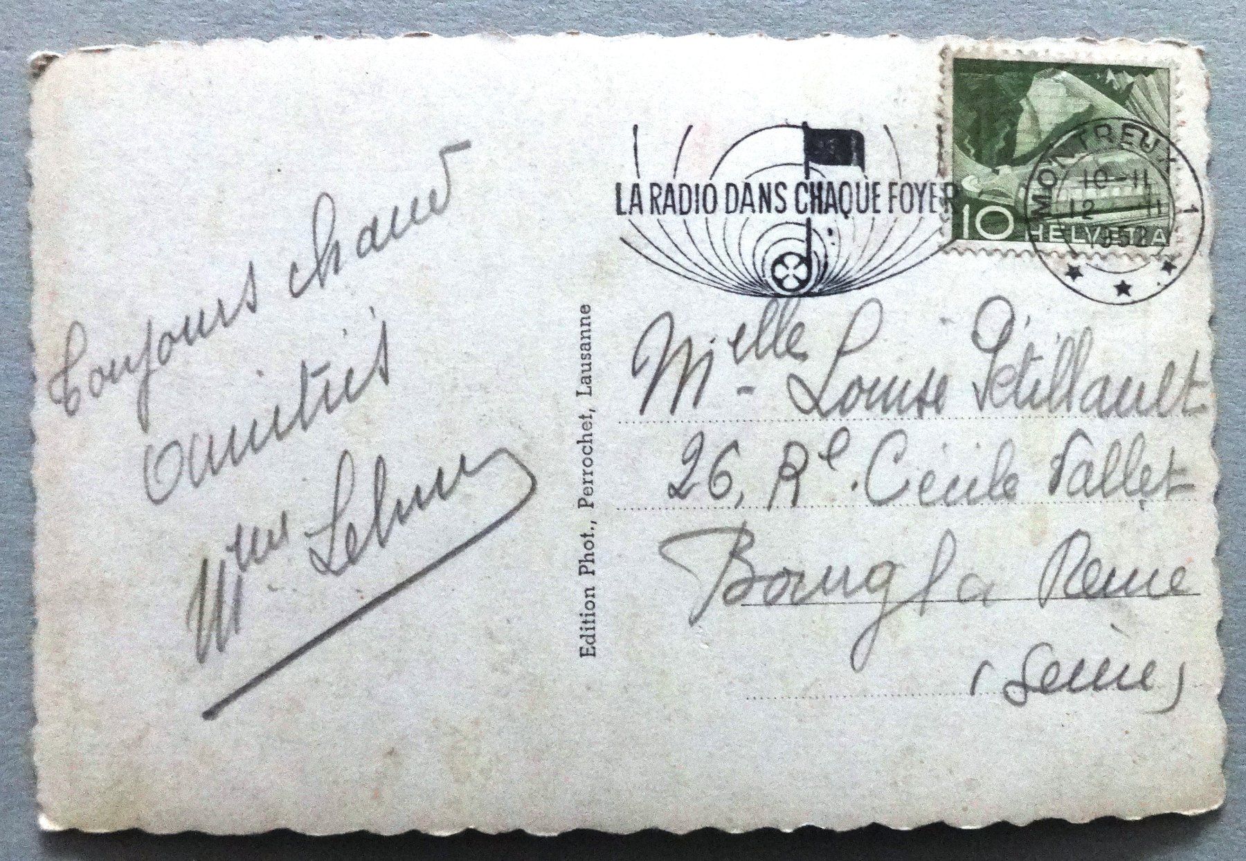 Cartoline postali: Lausanne - Place de la Palud – Usato da Fétigny venduto da Billy2miny 1