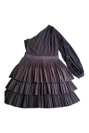 Robe Plissée Asymétrique Élégante - Très Bon État