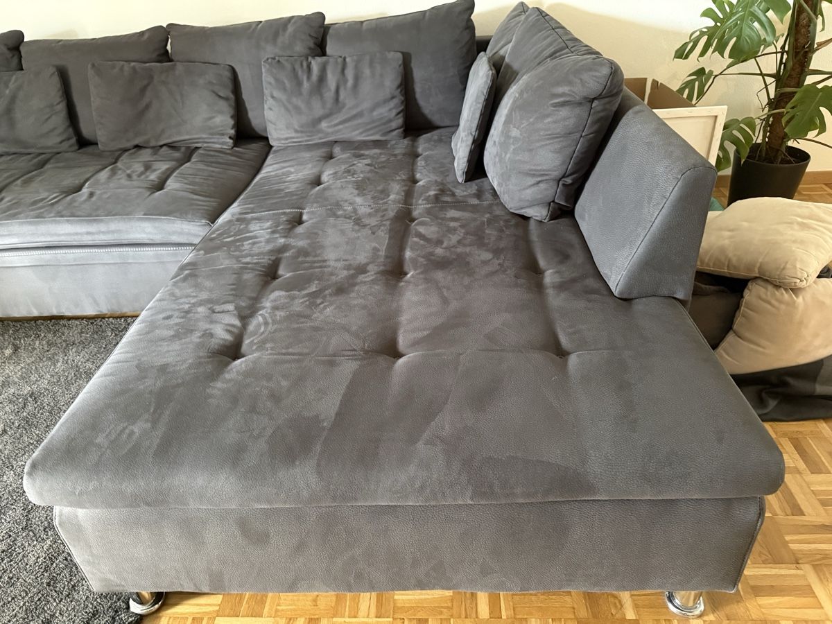 Sofas: Ecksofa grau Stoff sehr gute Zustand – Gebraucht aus Buchs AG von And_v2hn 5