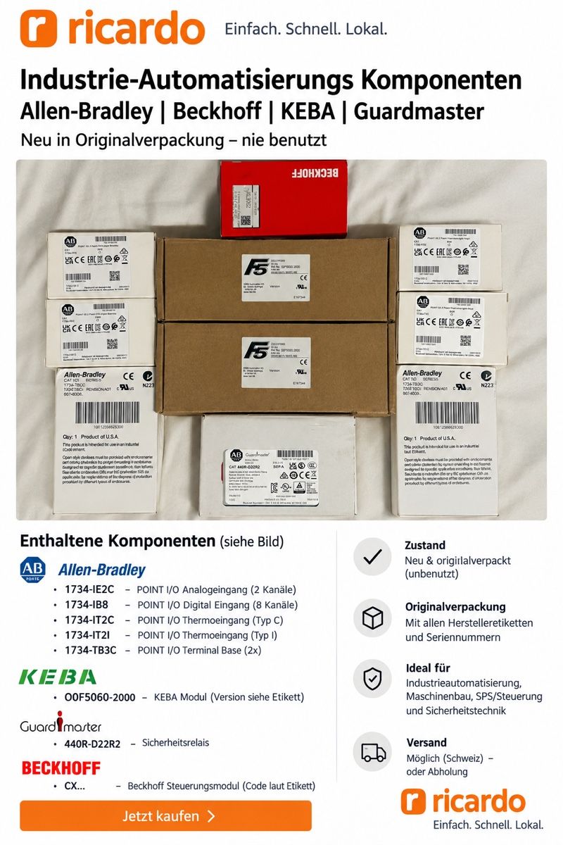 Componenti elettronici: Industrial Automation Components Set New In Box – Nuovo (secondo la descrizione) da Vitznau venduto da mar_vrz2