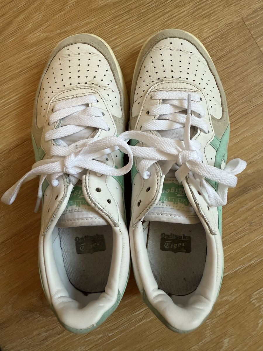 Onitsuka Scarpe da uomo: Baskets blanc/turquoise Onutsika Tiger, p.37 – Usato da Tavannes venduto da Thriftshop 4