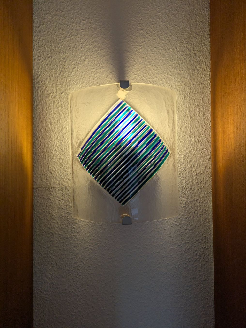 Lampen: Wandleuchte Glas Muster – Gebraucht aus Seltisberg von JulezCH 1