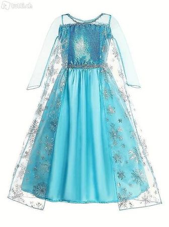 Elsa Kleid mit Pailletten Neu mit Etikett 4Y