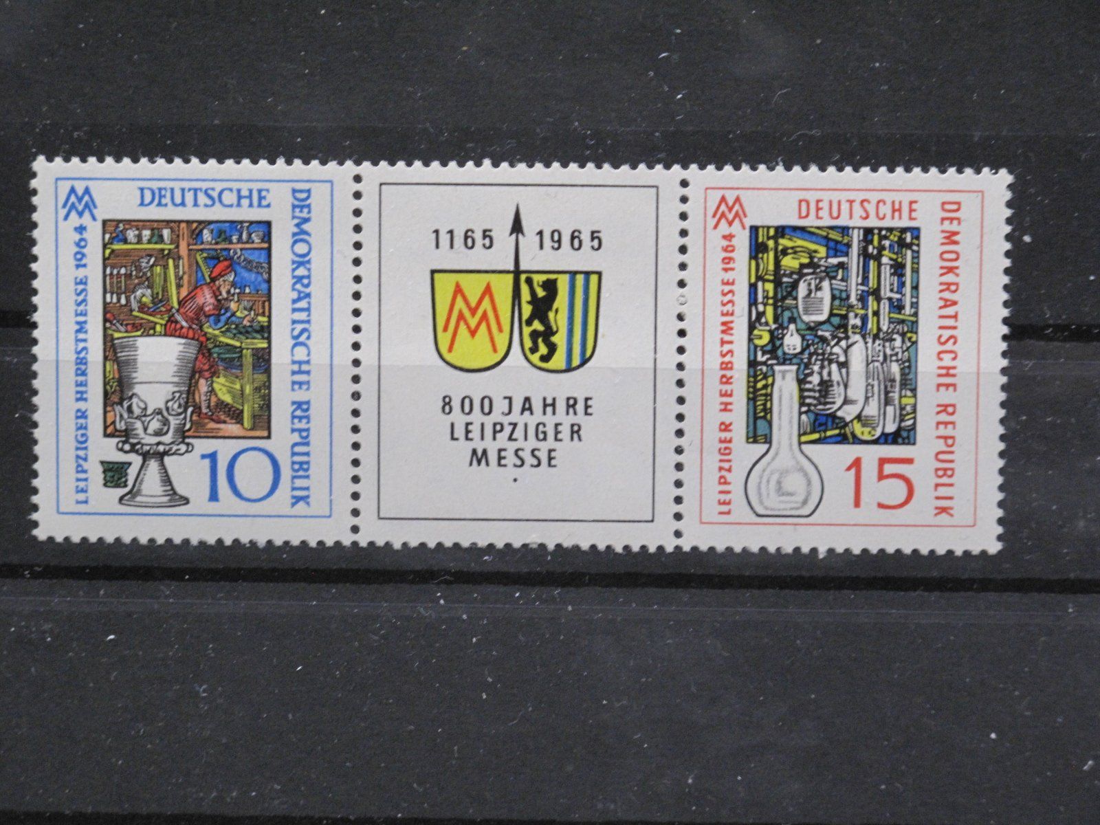 Tutti i francobolli: DDR 1964 Herbstmesse ** – Usato da Wil SG venduto da fva01