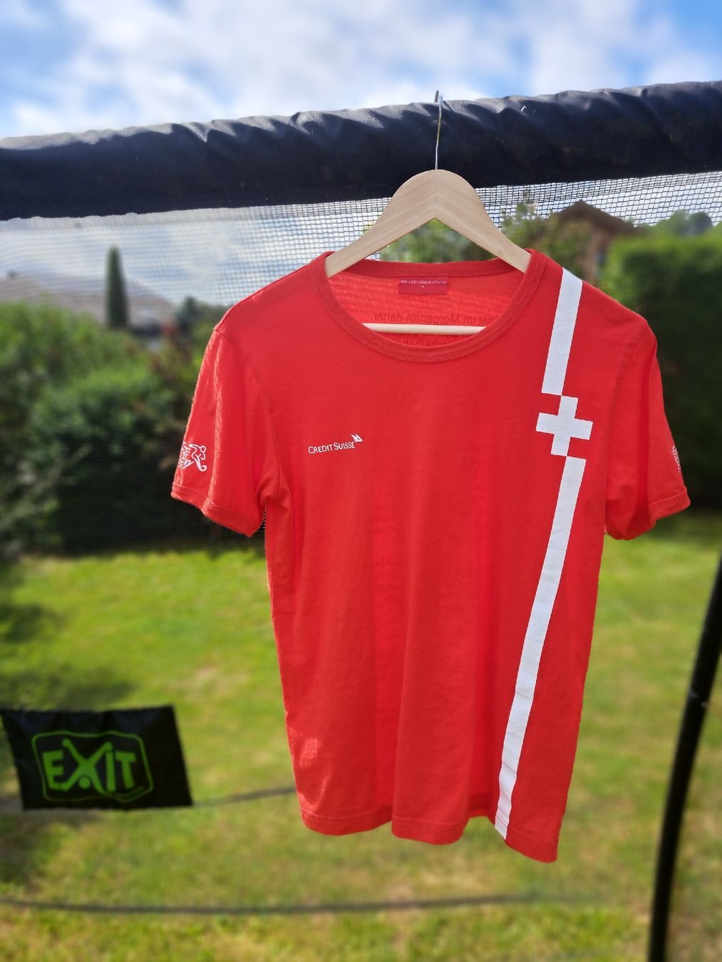 Canottiere & Pantaloni: Schweizer T Shirt Damen Hymne S – Usato da bazenheid venduto da salerno007
