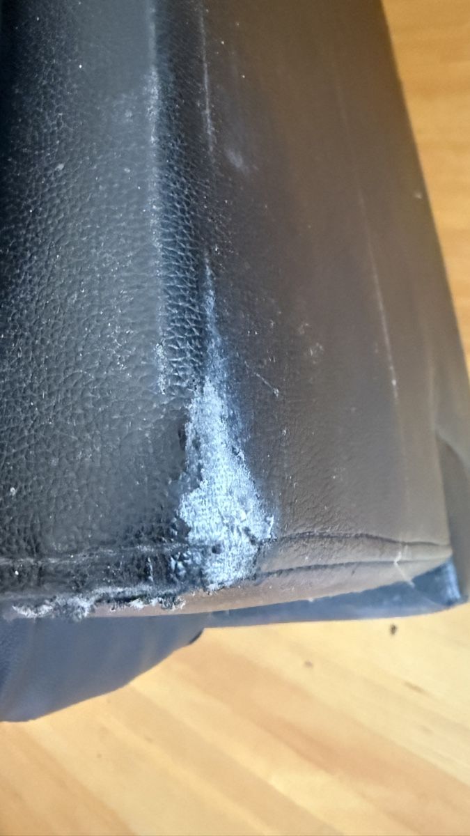 Divani: Leder-Sofa 3-Sitzer, schwarz – Usato da Bern venduto da fel_tfn9 1